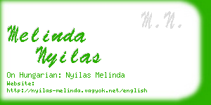 melinda nyilas business card